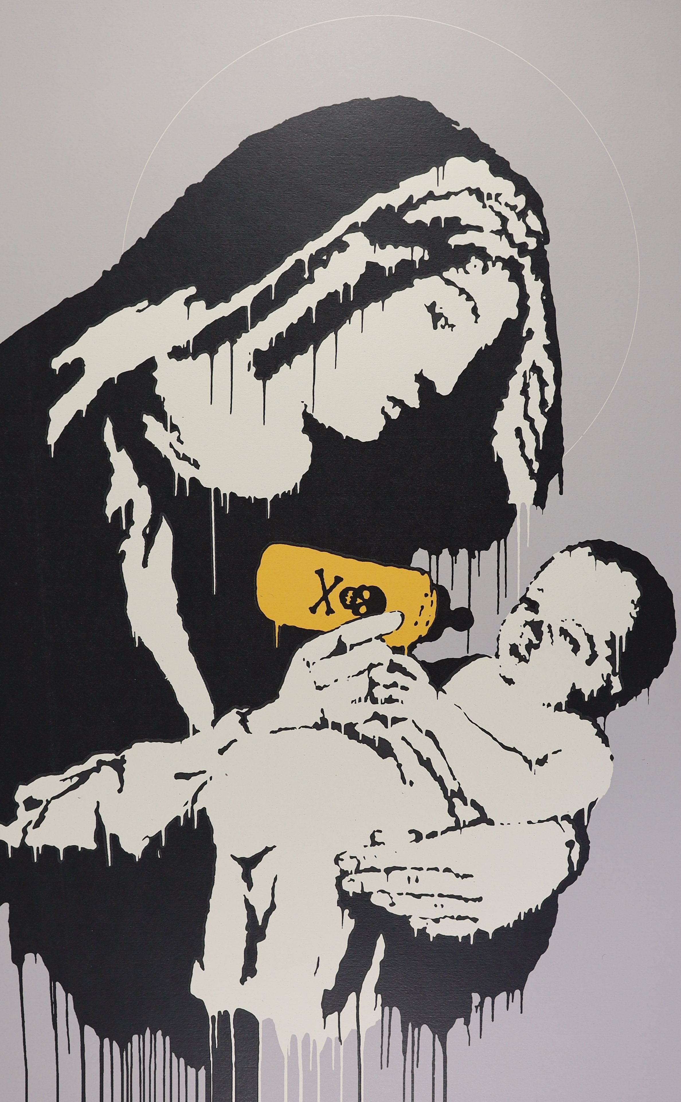 Banksy (b.1974), Toxic Mary, 2004, screenprint in colours, on wove, 70 x 50cm.